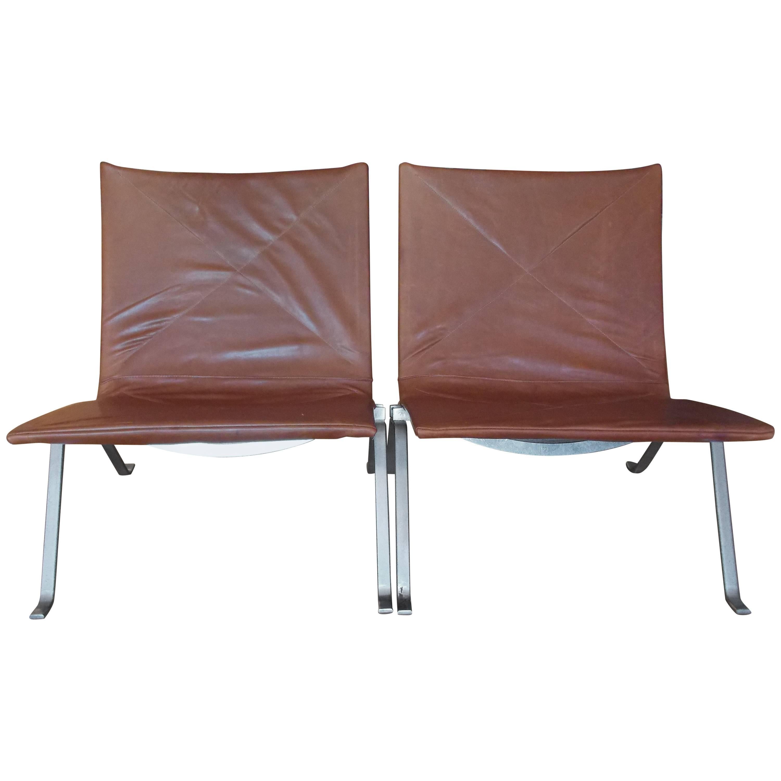 Poul Kjaerholm Lounge Chairs for E.Kold Christensen, Denmark