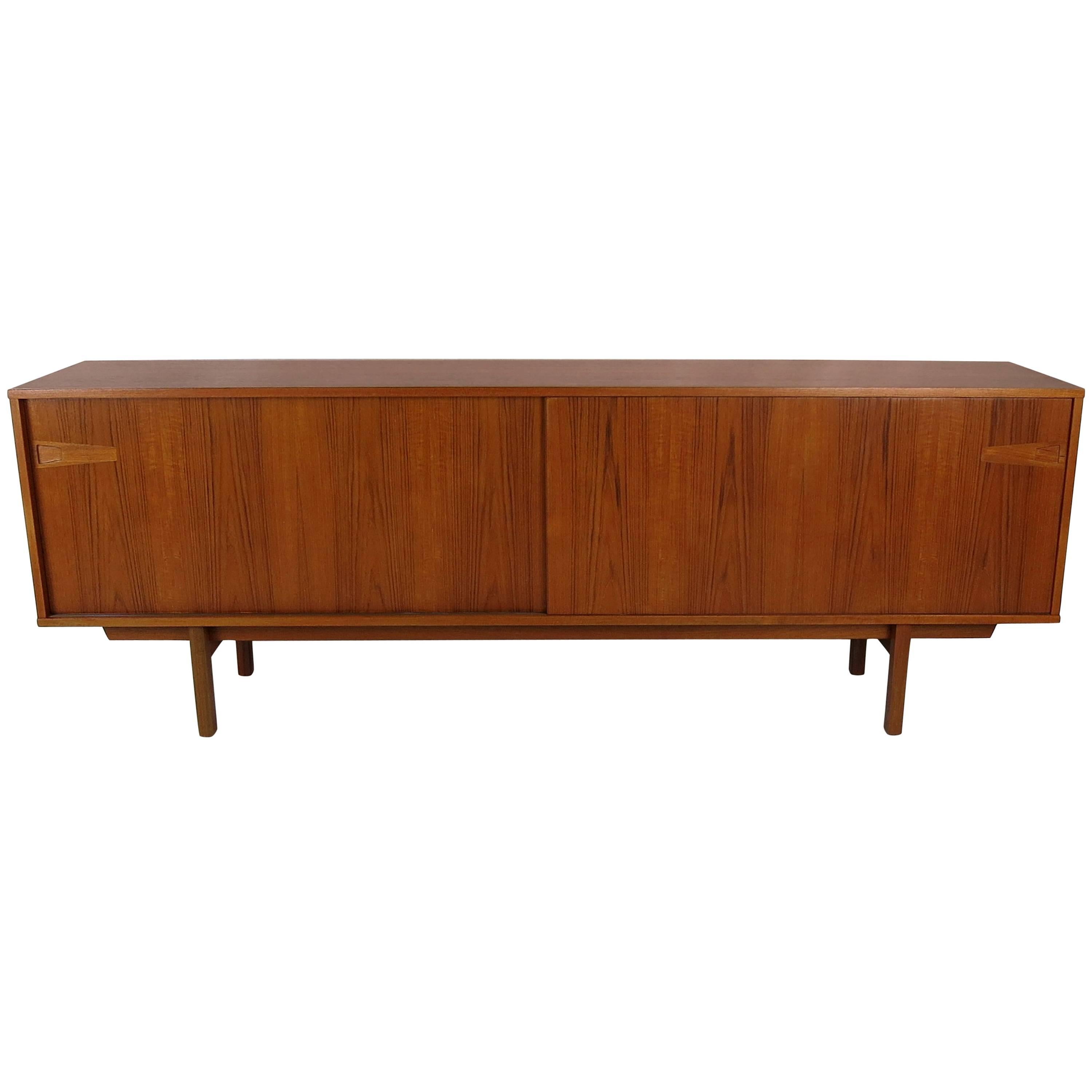 Mid Century Modern Danish Credenza With Floating Hutch For Sale Mid Century Modern Danish Credenza With Floating Hutch For Sale