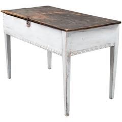 18th Century Swedish Table with Big Drawer