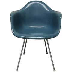 Rare Slate Blue Herman Miller Eames Armchair