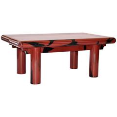 1980s Lacquered Coffee Table in the Style of Karl Springer 7