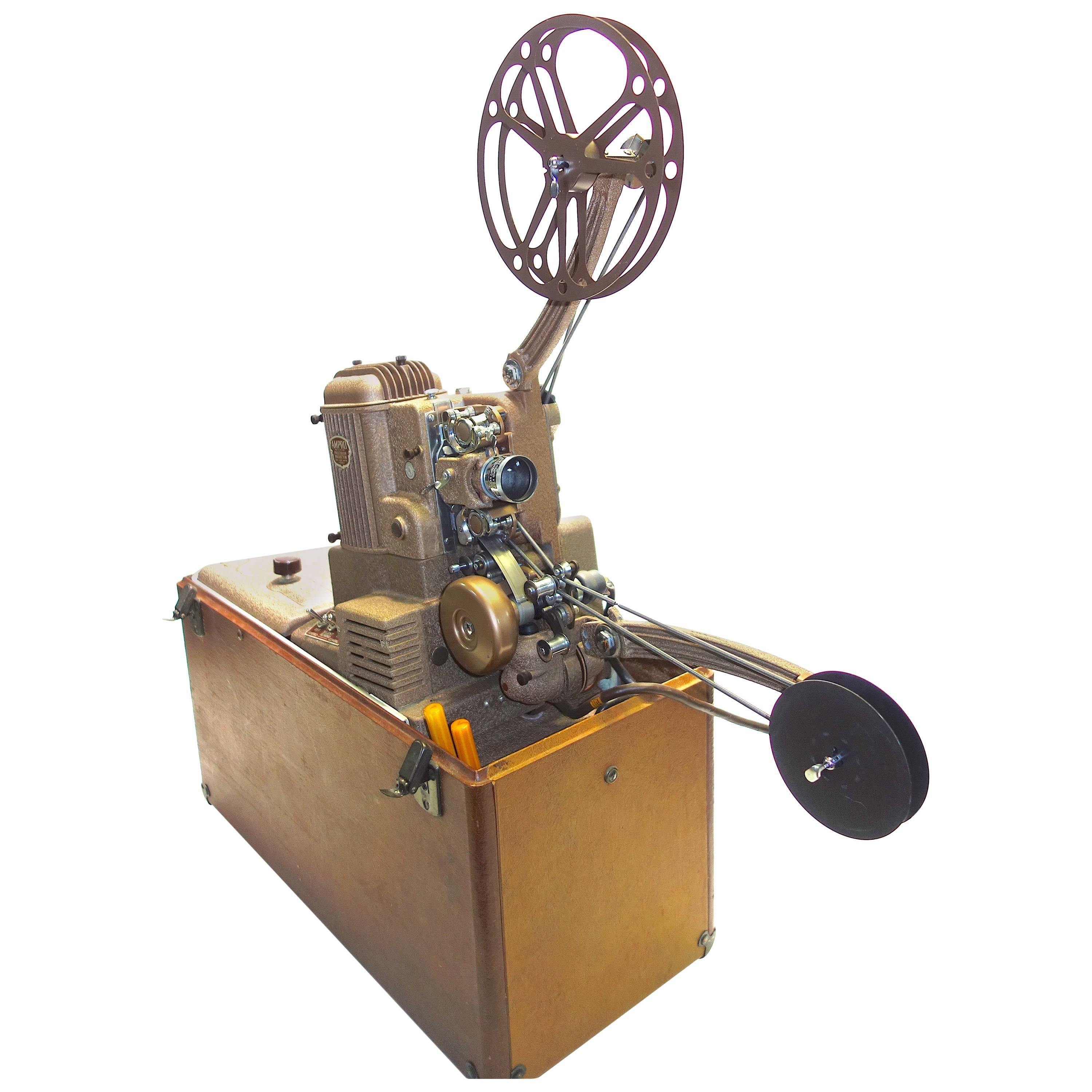 Ampro Cinema Projector, 1948, as Sculpture and Working, Vintage, Display, Iconic For Sale