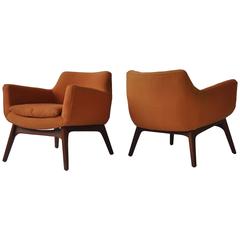 Pair of Adrian Pearsall Lounge Chairs