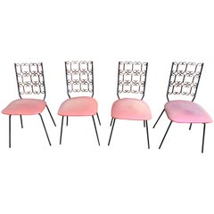 Set of Four Arthur Umanoff Granada Chairs 