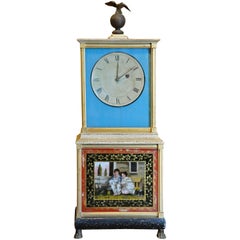 Antique Rare and Important Aaron Willard Massachusetts Federal Shelf Bride's Clock