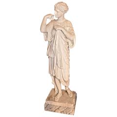 Lifesize Period Caproni Plaster Cast of Diana De Gabies