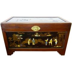 Antique Chinese Camphor Wood Chest