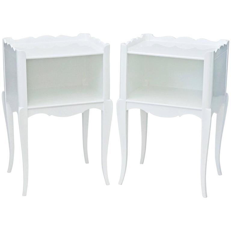 Pair 1920's French Side Tables at 1stdibs