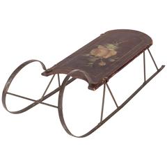 19th-Century Petite Childs Sled