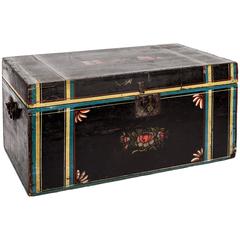 American Paint Decorated Wood Chest