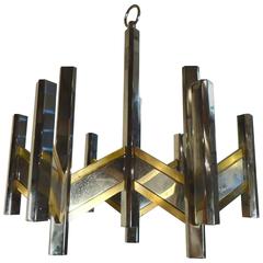 Mid-Century Chandelier by Gaetano Sciolari 3
