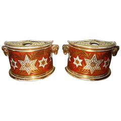 Pair of Early 19th Century Derby Porcelain Bough Pots 3