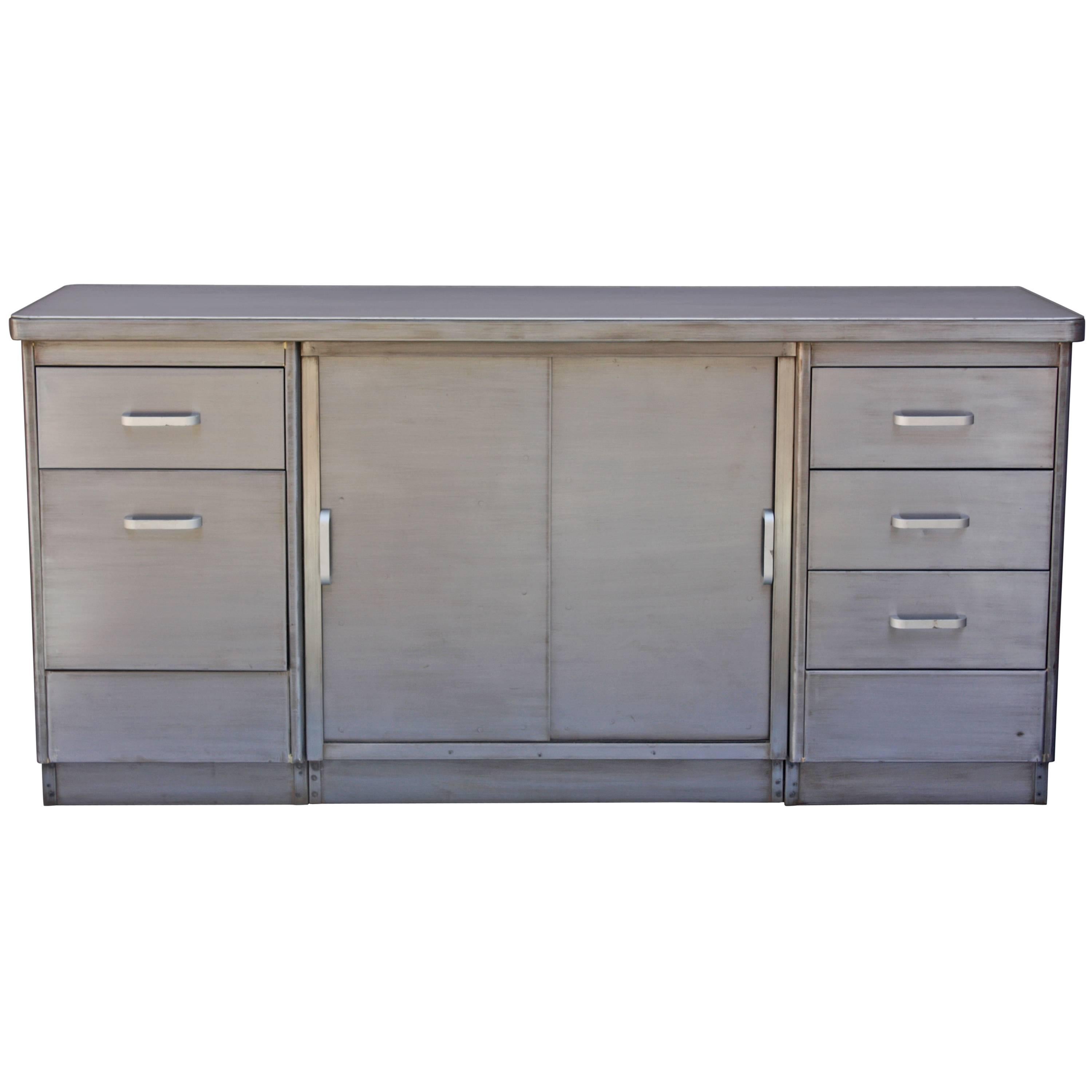 Long Metal Industrial Storage Cabinet For Sale