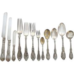 Paris by Gorham Sterling Silver Flatware Set Art Nouveau Cherubs