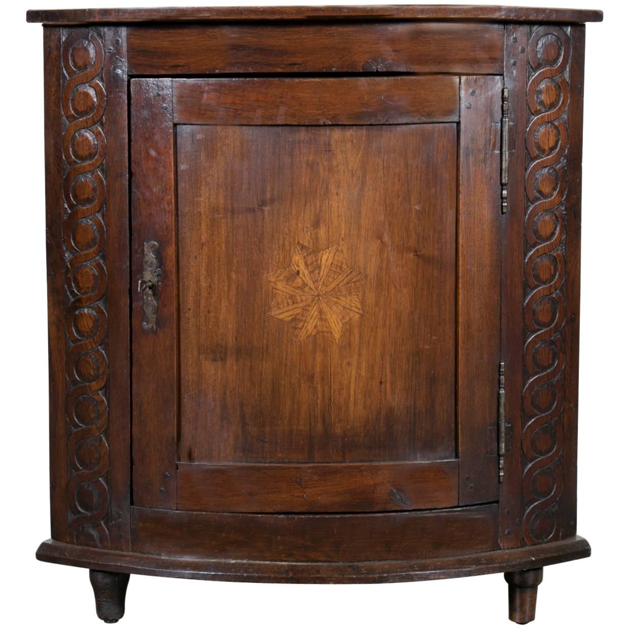 18th Century Country French Encoignure or Corner Cabinet