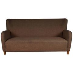Three-Seat Mid-Century Danish Sofa