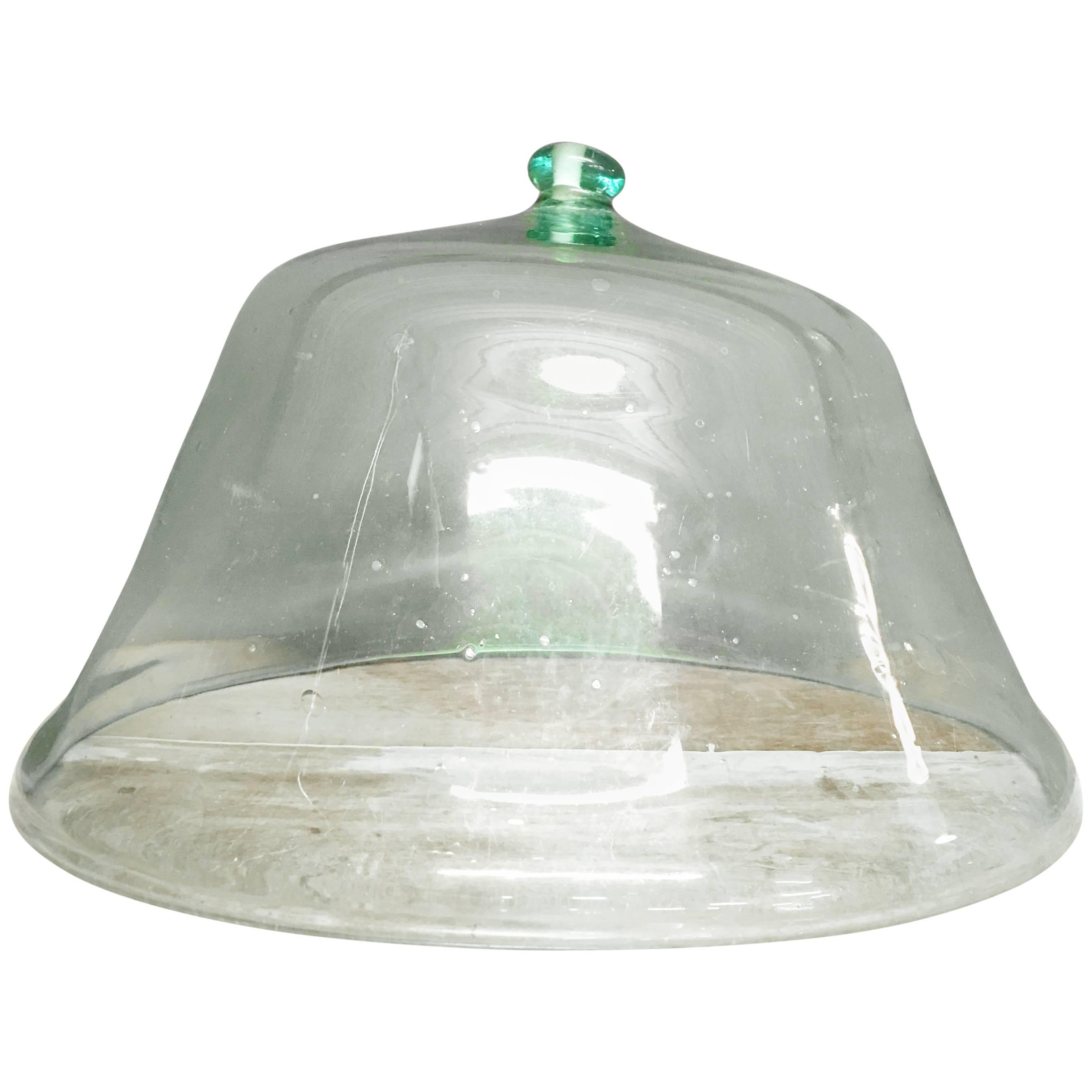 Antique French Glass Bell Cloche 19th Century