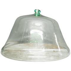 Antique French Glass Bell Cloche 19th Century
