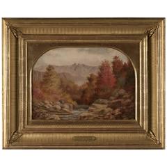 19th Century Painting Titled "City Creek Canyon" by George Martin Ottinger