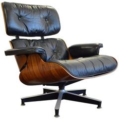 Vintage 1970s Rosewood Eames 670 Lounge Chair 4
