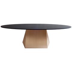 Henry Dining Table, Bronze and Stone