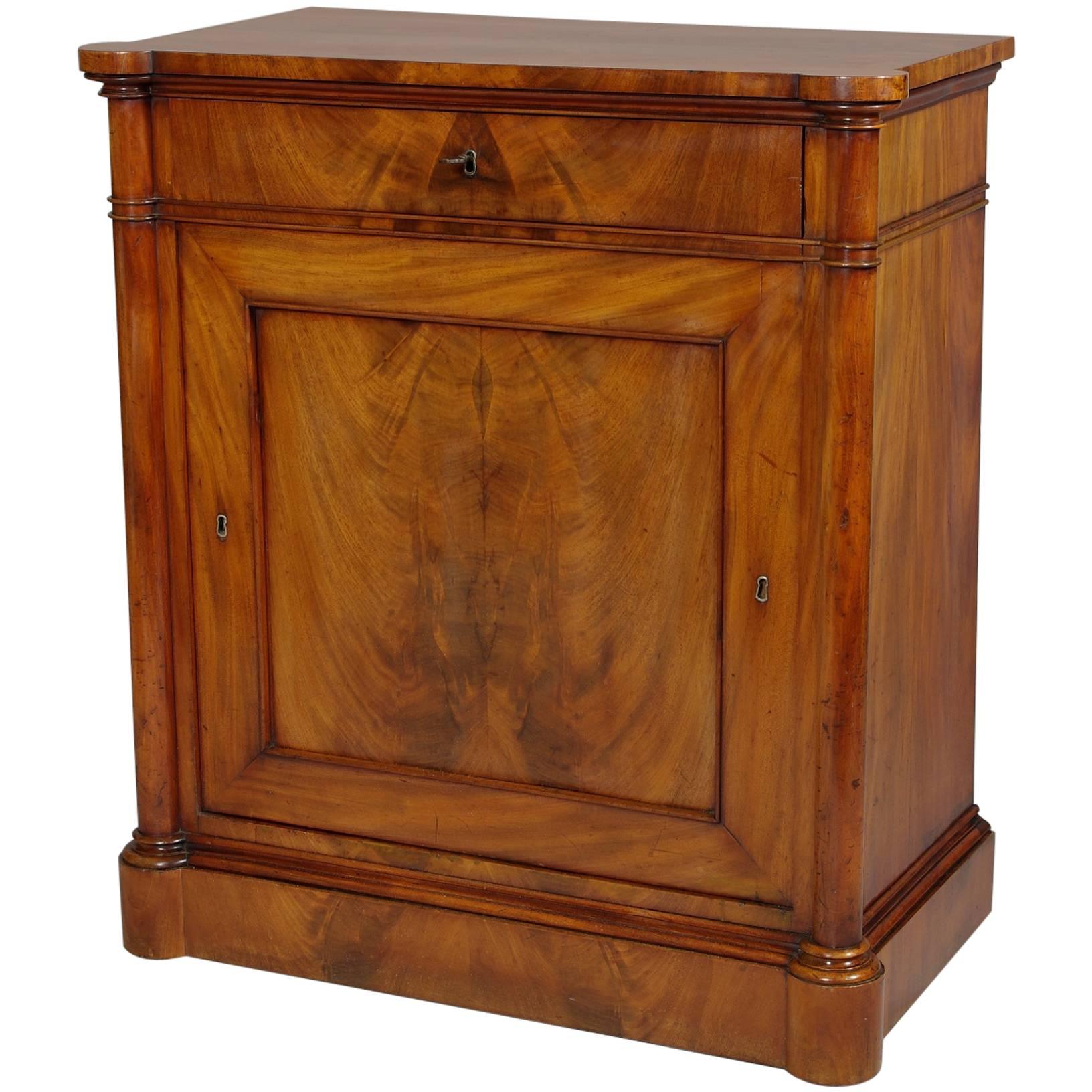 Danish Biedermeier Mahogany Side Cabinet