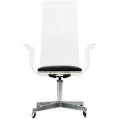 Lucite Desk Chair in the Style of Laverne