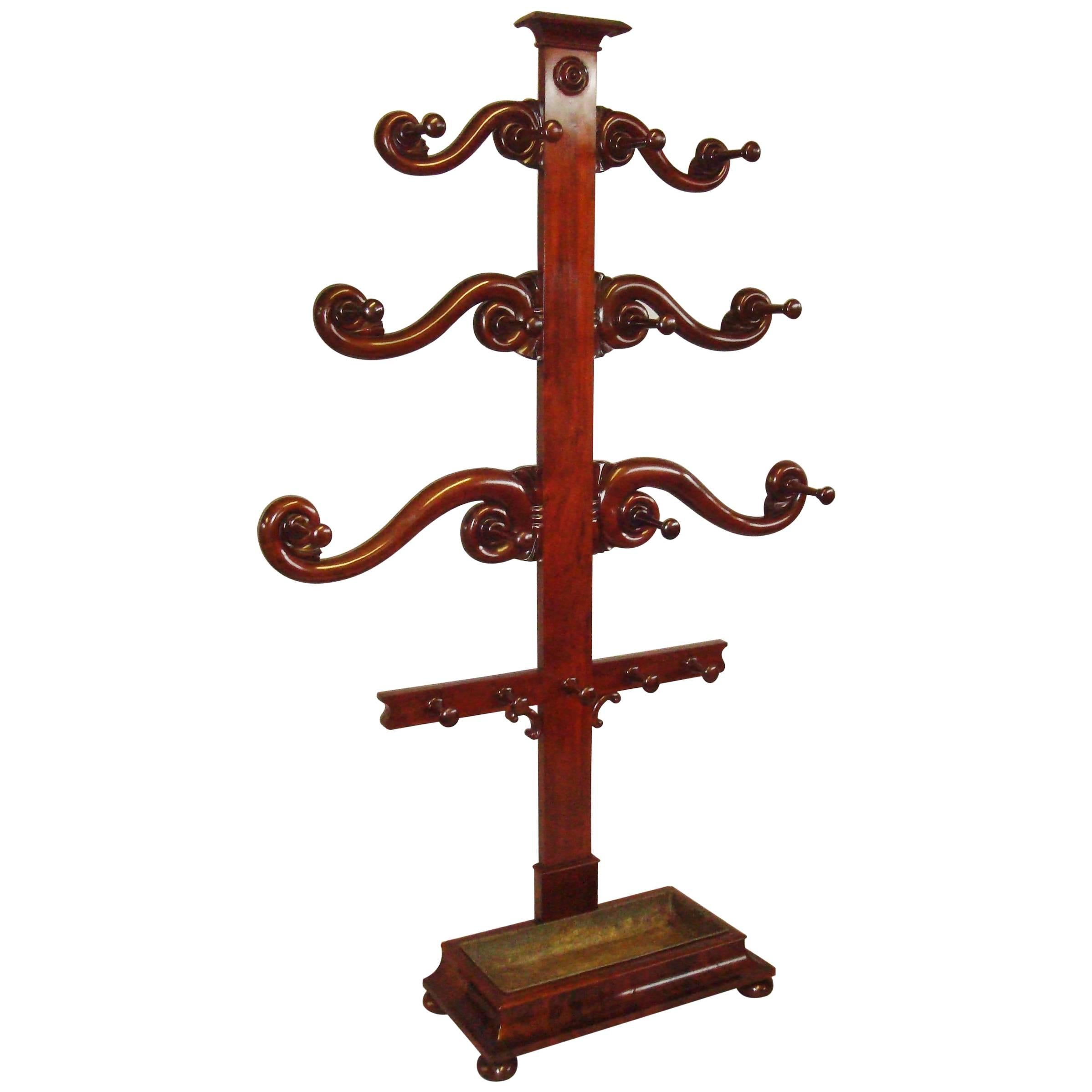 George IV Mahogany 'Tree' Hall Stand of Large Proportions