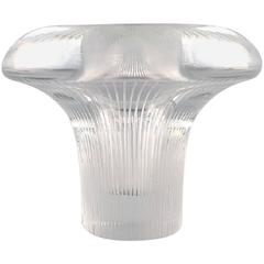 Tapio Wirkkala for Iittala, Clear Glass Vase Shaped like a Mushroom