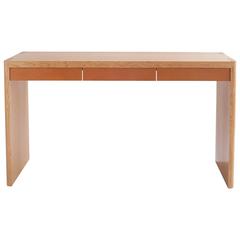 Francis Desk, Solid Wood and Leather