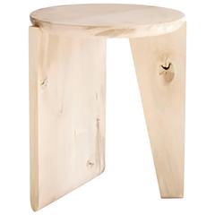 Wu Side Table or Stool, Solid Wood