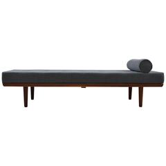 Teak and Brass Daybed by Hans Wegner for GETAMA