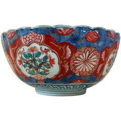 Early 19th Century Japanese Lobed Pottery Bowl Early 19th Century Japanese Lobed Pottery Bowl