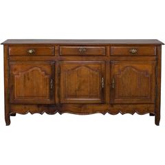 Antique French Louis XVI Oak Buffet Credenza, circa 1800 12