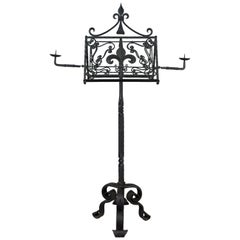 Antique French Wrought Iron Lectern