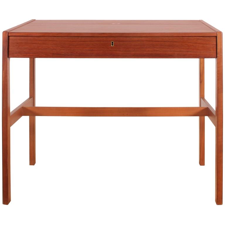mid century modern swedish desk in teak for sale at 1stdibs mid century modern swedish desk in teak for sale at 1stdibs