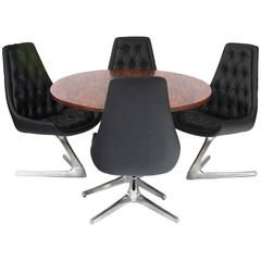 Retro Chromcraft Sculpta Dining Table and Chairs