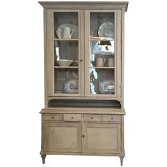 Swedish Vitrine Cabinet, Gustavian Style