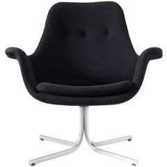 Pierre Paulin Rare Black 'Tulip' Chair for Artifort 5