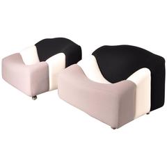 Pair of ABCD Chairs by Pierre Paulin for Artifort, Netherlands, circa 1960