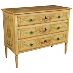 Antique 19th Century Italian Lacquered Dresser