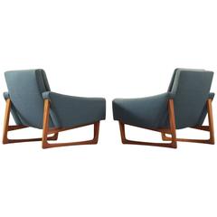 Set of Two Scandinavian Lounge Chairs