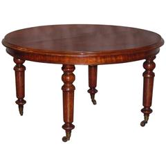 Victorian Mahogany Dining Table, circa 1880