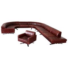 Huge Sofa and Club Chair by Jean-Marie Massaud, Made by Poltrona Frau