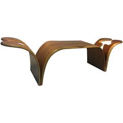 Wonderful Wendell Castle Style Sculpted Bench with Spectacular Design