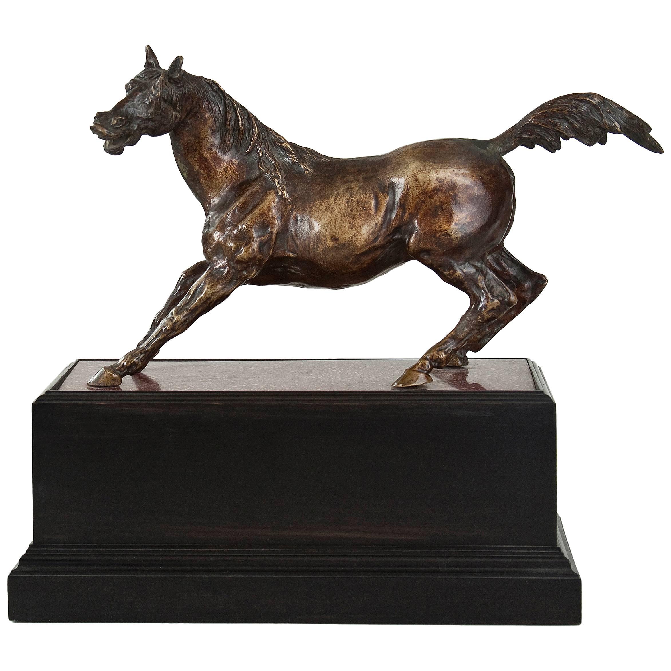  A French Bronze Sculpture of a Horse im Angebot