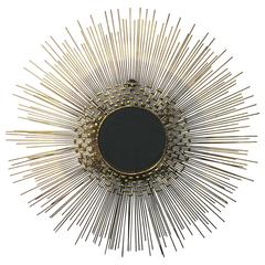 Stunning and Dramatic Sunburst Wall-Mirror by Curtis Jere