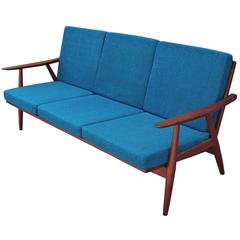 Hans Wegner Model GE 270 Three-Seat "Cigar" Sofa