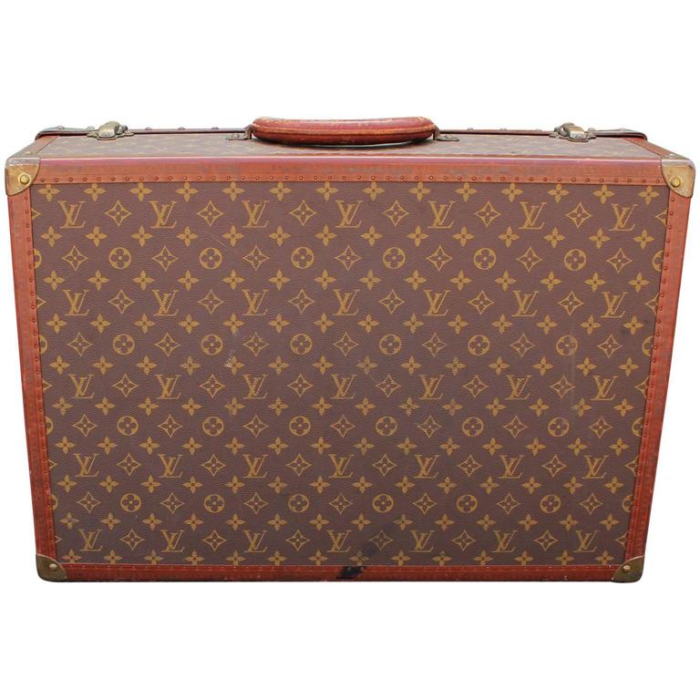 Elegant Vintage Louis Vuitton Monogram Suitcase Luggage For Sale at 1stdibs