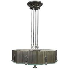 Art Deco Octagon Chandelier 5